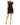 Milly Leila Floral Lace Illusion womans black Dress size 10