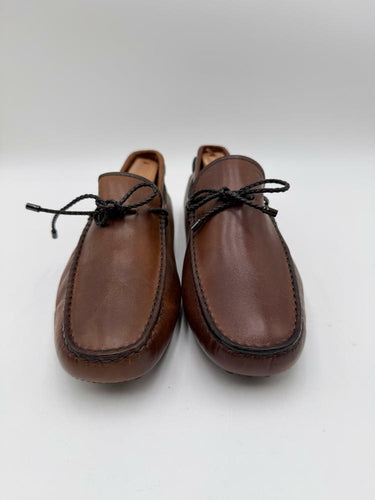 Tod's Men’s Sailor Slip on Loafers Brown Leather Size 6.5 UK