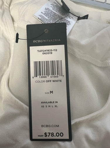 Bcbg Womens Maxazria Mixed Media T-Shirt SIZE M