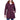 HFX Women’s Mid-Weight Puffer Jacket Coat, Faux Fur Hood Bordeaux, Size XXL