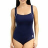 TYR Woman's swimwear Solid Square Neck Controlfit - Navy Size 10 TYR