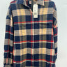 levi's Remi Plaid Flannel Utility Shirt in Patricia Plaid Pea  Size X-Large levi's