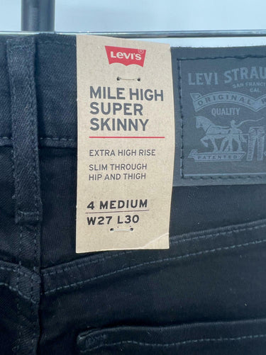 Levi's Women's Mile High Super Skinny Jeans, New Moon, 27X30 (US 4M) Levi's