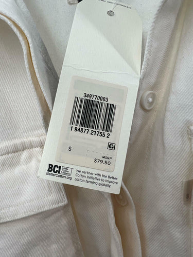 Women's Levi's Ainsley Denim Utility Dress - White SIZE S levi's
