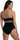 La Blanca Women's Keyhole High Neck Tankini Swimsuit Top, Black Size 4 La Blanca