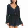 Bar III Women s Tell Me About It Stud Cover-Up Romper S Bar III