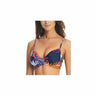 Bar III Twisted Front Bikini Top  Vibrant Print Size XS Bar III