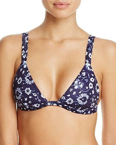 TAVIK + Women s Luxury Red Printed Triangle Bikini Top L